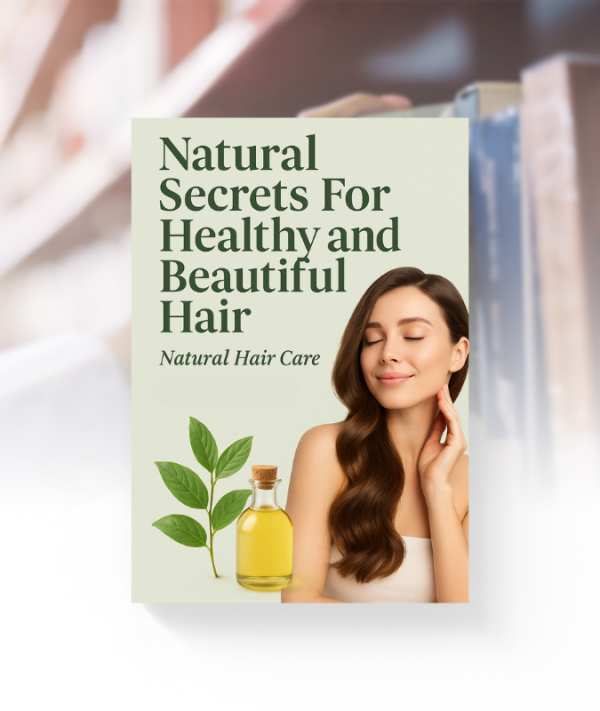 Cover of Natural Secrets for Healthy and Beautiful Hair – Herbal and DIY tips for shiny, strong hair
