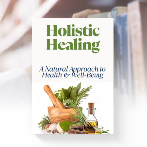 holistic healing ebook cover – natural approach to health, wellness, and well-being