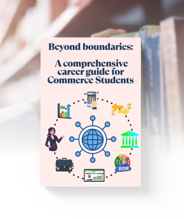 Cover of Beyond B. Com – Career guide for commerce students beyond traditional paths
